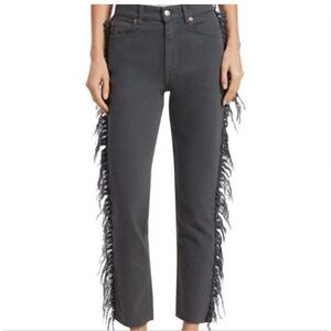 Movement Fringe Crop Jeans